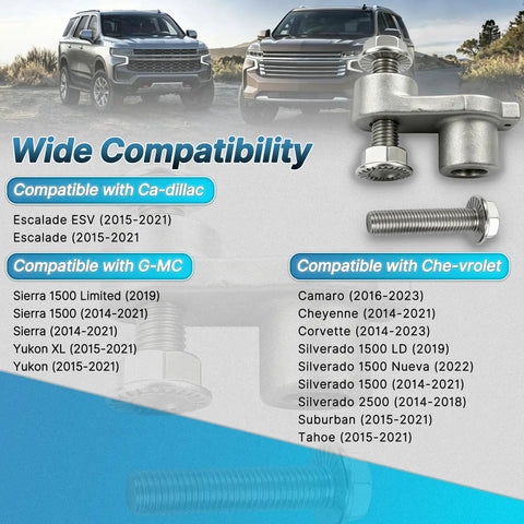 Exhaust Manifold Repair Clamp 926-610 Fit For Cadillac Chevy GMC Vehicles compatibility list and clamp detail