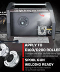 All-In-One MIG Welder Workhorse With Gas Or Gasless Flux Core, Lift TIG, Stick, Spot Weld, Spool Aluminum, plug and spool setup