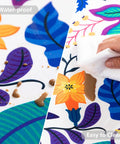 Outdoor Tablecloth With Umbrella Hole And Zipper Paisley Print Waterproof Patio Cover For Spring And Summer Stain Resistant And Wrinkle Free 60 By 84 Inch Rectangle Tablecloth For Picnics Backyards And Al Fresco Dining Must Have, showing waterproof and easy-to-clean features with floral design.