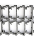 Secure outdoor modular sofa clips for fire table set for outdoor sectional furniture with propane firepit dark brown rattan