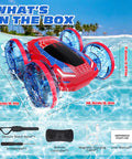 What's in the box for Amphibious RC Car Boat With 4WD Gesture Control And Magnetic Charging 60 Minute Playtime LED Lights Waterproof