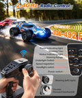 One Sixteenth Brushless Remote Control Car For Adults 64 KMH Off Road 4X4 All Terrain RC Monster Truck with controller