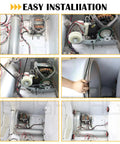 Upgraded 4392067 Dryer Repair Kit With W10837240 Idler Pulley installed on dryer drum assembly