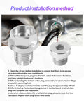 Premium Universal Engine Oil Drain Plug Kit made from Durable 304 Stainless Steel That Seals Like A Dream Includes Wrench And O-Ring For Easy Install On Cars SUVs Sedans Trucks And Rvs Without Breaking The Bank, installation view