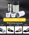 Maintenance Filter Kit For MT52 MT55 MT85 MT100 Mini Track Loader Direct Fit All In One Air Filter Oil Filter Kit
