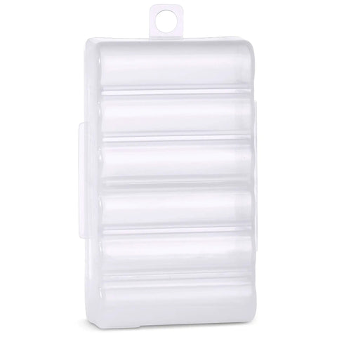 Four Battery Storage Boxes For AA And AAA Clear Snap Lid Organizer Set Each Holds Up To 12 Batteries Everyday Carry Portable Battery Case