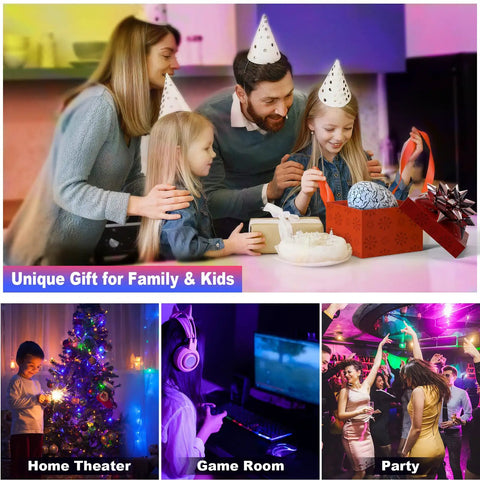 Family unveiling Dope Galaxy Star Projector Night Light With Remote Control White Noise Bluetooth Speaker 14 Color LED Nebula Lamp