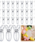 Clear Balloon Arch Clips 30 Pack, 2 Inch Plastic Backdrop Clamps For Balloon Arches And Party Decor, transparent clamps
