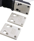 Built Tough Air Powered 18 Gauge L Cleat Flooring Nailer interchangeable non-marring base plates for hardwood installations.