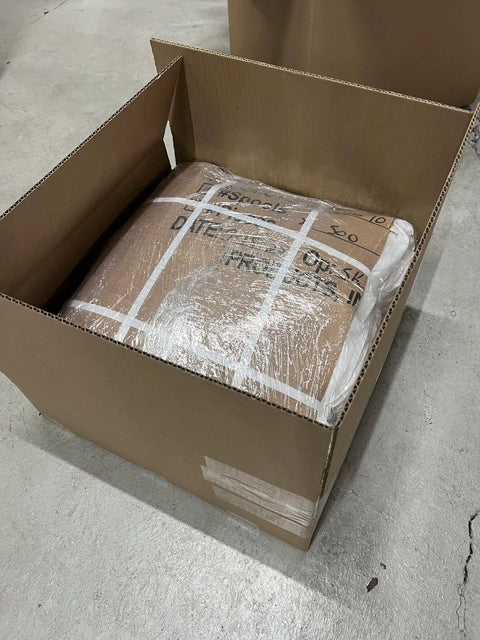 Rock Solid Upholstery Pocket Spring Unit With Hog Ring Firm Marshall Innerspring Coil packaged in box, 18X18X3.5 inch size.