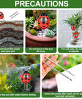 All in One Soil Moisture PH and Light Meter for Indoor and Outdoor Plants, Garden, Lawn and Farm Use precautions panel