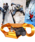 Beefy Lightweight Aluminum Chest Ascender For Rock Climbing And Rappelling with 10 To 13 Mm Rope, Solid Clamp, 120g Weight, 220 Lb Capacity