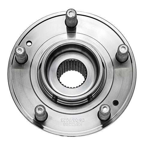 Front Or Rear AWD Wheel Bearing Hub Replacement Direct Fit For Hyundai Santa Fe 2007 To 2020, showing metal construction top view