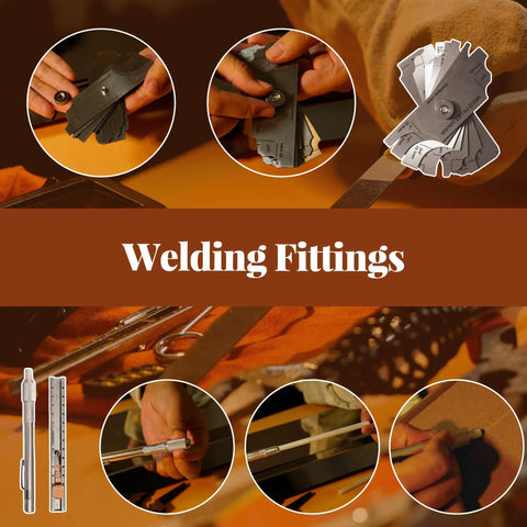 All In One 26 Piece MIG Welding Kit With Auto Darkening Helmet Heat Resistant Leather Gloves Chipping Hammer Welpers Pliers