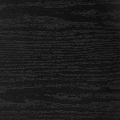Close-up of black laminated wood top for Fabric Four Drawer Storage Organizer Unit For Bedroom Closet Built To Last With Sturdy Steel Frame.