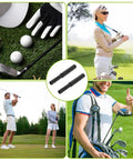 Two Pack Golf Club Shaft Extension Rods For Wood Putters, Carbon Fiber Putter Extenders on golf course in use