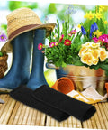 Tough As Nails Anti Cut Protective Arm Sleeves Garden Welding And Mechanics Heavy Duty Daily Grind Armor Elastic Fit Durable Work Guards Two Pack on wooden table with gardening tools.