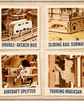 3D Wooden Puzzle For Adults Marble Run London Adventure 431 Piece Set Lets A Marble Cruise Past Big Ben Tower Bridge And The London Eye The Ultimate Mind Blowing Gift For Adults Who Love Brain Teasers. 431-piece wooden layout with bus, subway, aircraft splitter