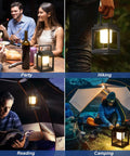 Outdoor Solar Lantern Table Lamp With Handle Portable Hanging LED Light used in parties, hiking, reading, and camping settings