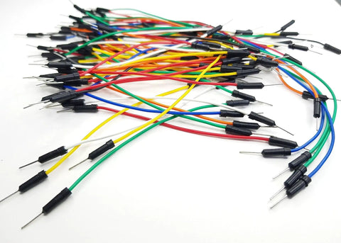 Mega Jumper Wires Kit For Arduino ESP32 ESP8266 And Raspberry Pi With 185 Piece Set showing various colored jumper wires