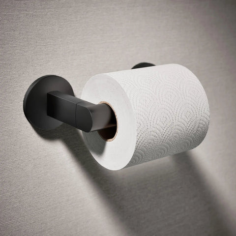 Pivoting Toilet Tissue Holder From Components Collection Premium Metal Bath Hardware With Corrosion Resistant Finish No Fuss Install Easy Quick Change Design Includes Installation Template Complements Components Faucets And Shower Trim