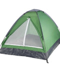 Green Two Person Camping Tent Shelter With Rain Fly And Carrying Bag Lightweight Dome For Backpacking Hiking And Beach