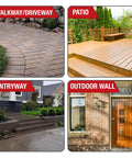 Heavy Duty Water Repellent Concentrate Makes Ten Gallons Deep Penetrating Sealant For Wood Concrete And Masonry Surfaces on outdoor surfaces.