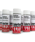 Get That Fresh Retro Vibe With This Badass Tobacco Sunburst Aerosol Finishing Set For Later Kalamazoo Electric Guitars Complete Eight Can DIY Refinish Kit For Slick Pro Results - 8 aerosol lacquer cans for guitar refinishing.