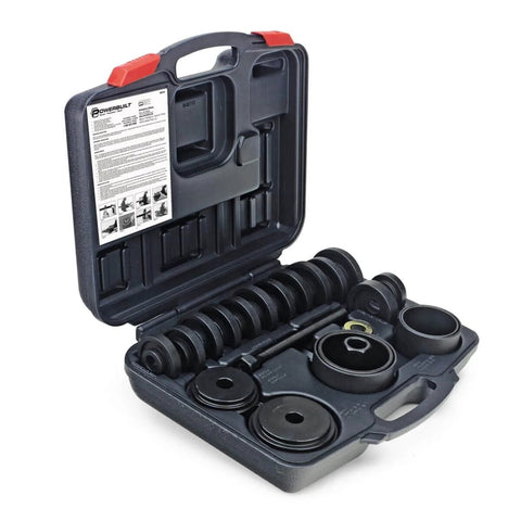 Front Wheel Drive Bearing Removal And Installation Tool Set For Domestic And Import Cars 23 Piece Kit With Adapters