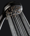 High Pressure Handheld Shower Head With 6 Settings Extra Long 6 Foot Hose And Bracket Anti Clog Nozzles Oil Rubbed Bronze Finish