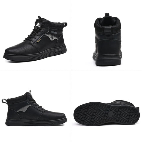 Solid Non Slip Work Boots With Legit Grip And Waterproof Build For Chefs Restaurant Staff And Delivery Crew Seeking Lightweight Gear That Keeps Your Kicks Dry On Greasy Or Wet Kitchen Floors During Every Shift