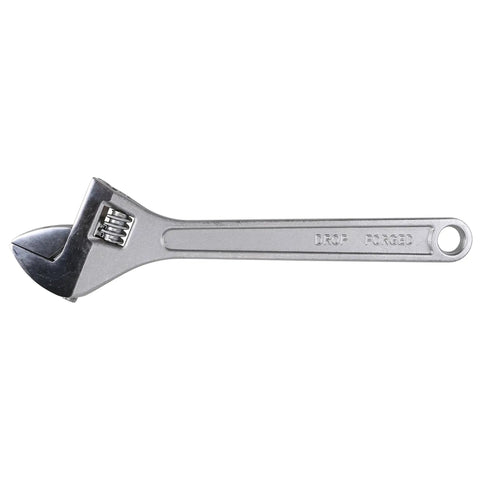 24 Inch Adjustable Wrench Heavy Duty Drop Forged Steel Chrome Plated With Precision Machined Jaws Rust Resistant For Quick Auto Repairs