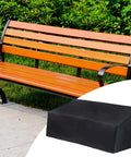 All Season Outdoor Bench Cover For 2 Seats Weatherproof Patio Furniture Protector Dustproof Waterproof Shield For Lawn Porch