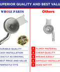 Comparison of upgraded top front burner assembly replacement PA080037 with other burner, showing durability and easy installation.