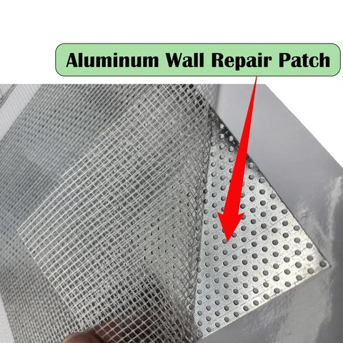 7.87 Inch Drywall Repair Patch Kit Peel And Stick For Large Holes Quick Fixes Sheetrock Ceiling Plaster Aluminum Wall Repair Patch