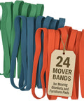 Heavy Duty Moving Blanket Rubber Bands Set For Securing Your Furniture And Blankets Extra Large Mover Bands In 26 Inch 30 Inch And 42 Inch Sizes 24 Pack Great For Movers, assorted colors