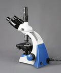 Lab Workhorse Triocular Compound Microscope With 40x To 1000x Magnification LED Illumination Coaxial Coarse And Fine Focus