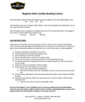 Pro Grade 3/16 Inch Negative Rake Beading Cutter For Woodturning Lathe Projects user manual with instructions and sizes.