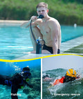Mini Scuba Tank 1L Lung Tank For 12 To 18 Minute Underwater Breathing For Snorkeling And Scuba Diving, Exploration Emergency Gear