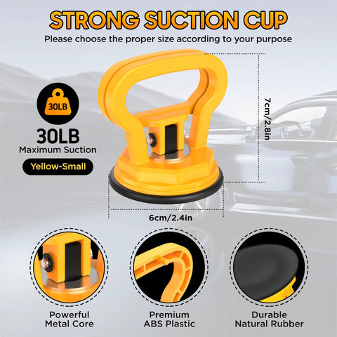 Heavy Duty Glass Suction Cup Lifter With Handle For Tile Marble Granite 30 Lb Load Vacuum Lifter For Window Replacement