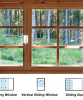 Wooden window showcasing installation use for 14 Pack White Window Sash Locks Replacement With Screws For Sliding Windows.