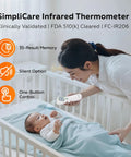 Non Contact Forehead Thermometer For Baby And Adults, FDA Cleared, Medical Grade Accuracy, Fast Fever Check, Family Friendly Infrared Thermometer For Home Use, for crib use