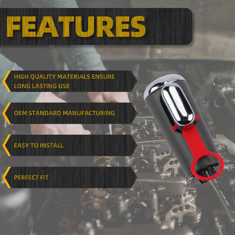 Ford F-150 Automatic Transmission Gear Shift Knob Replacement For 2004 2005 2006 with features text overlay