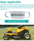 Beefed-Up Lawn Mower Extension Spring 52401 Replacement Kit 2 Pack Compatible With Hydro Gear CC30 Mini Rider Enforcer Series