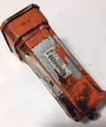 Elmo Servo Motor Rev 1 3HAC10674 1 280669498D Industrial Servo Drive For Precision Motion And Automation Tested Working Unit With Cosmetic Paint Damage Ready To Install In CNC And Robotic Systems. orange metal servo motor with worn paint