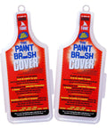 Red Paint Brush Covers Set Of 2 Keeps Your Brushes Fresh Between Coats And Ready To Store After The Job Durable Brush Saver