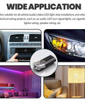 20Pcs Quick Connect Wire Connectors Set For LED Strip Lights Low Voltage No Stripping 2 Pin Solderless Plug In Splice Double Wire