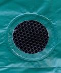 Close-up vent detail of Trampoline Weather Cover 15Ft Round All Season Protection No Fuss Waterproof PVC Shield For Winter Rain And Sun