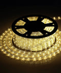 LED Rope Lights 100ft Outdoor Waterproof String Lights For Eaves Yards And Garden Easy Setup For Christmas Decor In Warm White 110V IP65