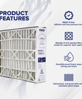 Air Bear 20 x 25 x 5 Inch MERV 8 High Performance Air Purifier Filter Replacement For Air Bear Supreme Right Angle And Cub Air Cleaner Purification Systems Three Pack product features
